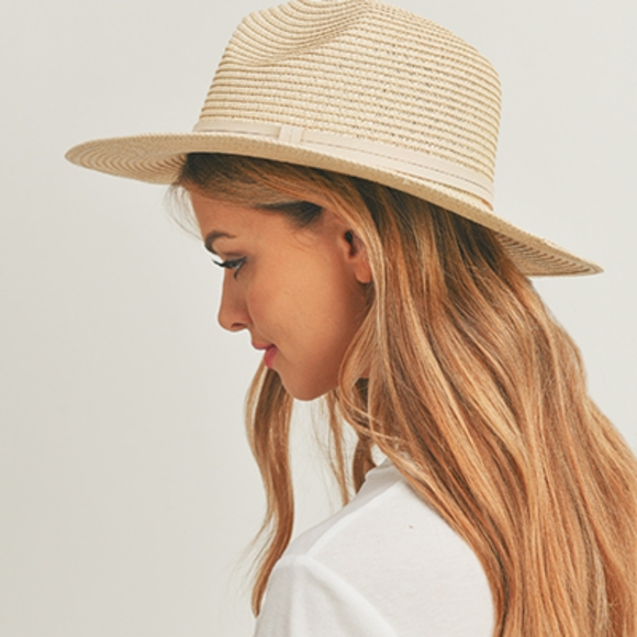 Vacay Vibes Sequin Letter Panama Hat - Picture 3 of 5